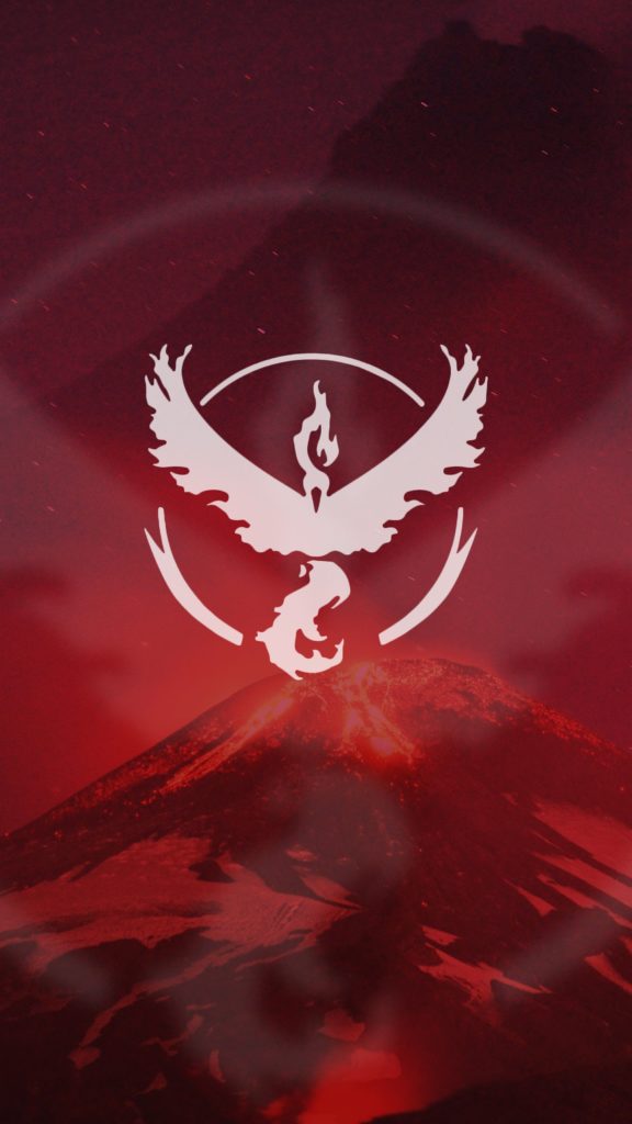 Wallpaper para celular em HD Pokémon Go Team Valor